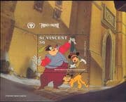 St Vincent 1991 Disney/ ILY/ Prince/ Pauper/ Films/ Cinema/ Animation/ Cartoons 1v m/s (ad1033)