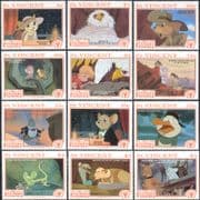 St Vincent 1991 Disney/ ILY/ Rescuers Down Under/ Cartoons/ Animation 12v set (b244u)