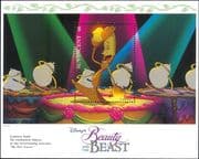 St Vincent 1992 Disney/ Beauty/ Beast/ Film/ Cinema/ Animation/ Cartoons 1v m/s (b620)