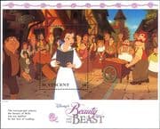 St Vincent 1992 Disney/ Beauty /Beast/ Film/ Cinema/ Animation/ Cartoons 1v m/s (b619)