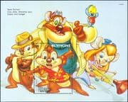 St Vincent 1992 Disney/ Films/ Cartoons/ Rescue Rangers/ Chip 'n Dale/ Animation 1v m/s (b3123m)