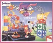 St Vincent 1992 Disney/ Films/ Darkwing Duck/ TV/ Cartoons/ Animation 1v m/s (b4762q)