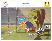 St Vincent 1992 Disney/ Goofy/ Films/ Football/ Cartoons/ Sports/ Animation 1v m/s (b2002)