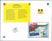 St Vincent 1992 Disney/ Goofy/ Ski/ Skiing/ Sport/ Films/ Cinema/ Cartoons/ Animation 1v m/s (b608v)