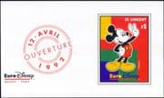 St Vincent 1992 Euro Disney/ Mickey Mouse/ Cartoons/ Animation 1v m/s (b1815e)