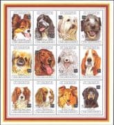 St Vincent 1994 Dogs/ Animals/ Pets/ Nature/ Collie/ Spaniel/ Setter 12v sht (b3709s)