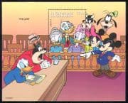 St Vincent 1996 Disney/ Mickey/ Work/ Jobs/ Jury Sevice/ Cartoons/ Animation 1v m/s (d00148)