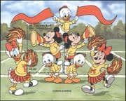 St Vincent 1996 Disney/ Minnie/ Daisy/ Cheerleaders/ Work/ Cartoons/ Animation 1v m/s (ad1140)