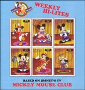 St Vincent 1998 Disney/ Mickey 70th/ Music/ Circus/ Dancing/ Cartoons 6v sht (s374a)