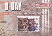 St Vincent 2004 D-Day 60th Anniversary/ WWII/ People/ Military/ Soldiers/ Army/ War 1v m/s (n26375)