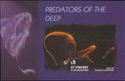 St Vincent 2005 Gulper Eel/ Fish/ Marine/ Nature/ Wildlife 1v m/s (n32429)