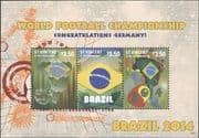 St Vincent 2014 Football World Cup Championships/ WC/ Soccer/ Sports/ Games 3v m/s (b2060a)