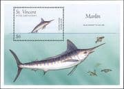 St Vincent and the Grenadines 1996 Blue Marlin/ Fish/ Marine/ Nature 1v m/s (s639j)