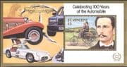St. Vincent 1987 Classic Cars/ Karl Benz/ Mercedes/ Transport/ Motors/ Motoring 1v m/s (s3872a)