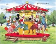 St. Vincent 1988 Disney/ Christmas/ Mickey/ Carousel/ Trains/ Cartoons/ Animation 1v m/s (ad1078)