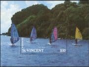 St. Vincent 1988 Windsurfing/ Sports/ Leisure/ Tourism/ Transport 1v m/s (s2012)