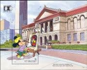 St. Vincent 1992 Disney/ Mickey/ Minnie/ Art/ Artists/ Painting/ StampEx/ Cartoons 1v m/s (s1344)
