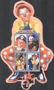 St. Vincent 2003 Circus Clowns/ People/ Entertainment/ Motorbike 4v m/s (s5050)