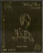 Staffa (L) Mary Rose/ Sailing Ship/ Queen Mary Tudor / Royal/ Royalty/ People GOLD 1v s/a (s394j)