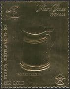 Staffa (L) Mary Rose/ Sailing Ship/ Wooden Tankard/ Drink/ Food GOLD 1v s/a (s394d)