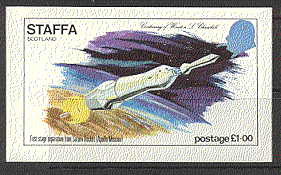 STAFFA Space / Apollo / Churchill imp m / s o / p ERROR b8465