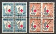 SWA 1963 Red Cross 100yrs 2v set blks vfu (n21098)