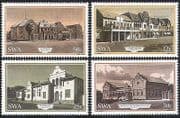 SWA / South West Africa 1985 Windhoek / Railway Station / Buildings 4v set (sw10104)