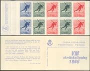 Sweden 1966 World Speed Skating Championships/ Sports/ Skaters/ Animation 10v bklt (s153d)