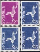 Sweden 1967 World Handball Championships/ Sports/ Games 4v set coil/bklt (n43555)