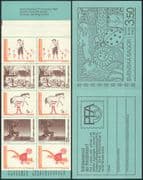 Sweden 1969 Fairy Tales/ Horse/ Cat/ Geese/ Stories/ Books/ Animation 10v bklt n41084