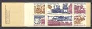 Sweden 1970 Trains/ Truck/ Ships/ Mining/ Coal/ Dam/ Timber/ Transport/ Railway/ Nautical/ Harbour/ Crane 6v bklt (n24944)