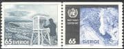 Sweden 1973 WMO Centenary/ IMO/ OMM/ Meteorology/ Weather/ Science 2v set pr ex coil (n43516)
