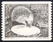 Sweden 1975 Hedgehog/ Animals/ Wildlife/ Nature/ Conservation/ Environment 1v coil (n23810)