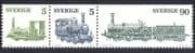 Sweden 1975 Trains/ Steam Engines/ Rail/ Railways/ Transport 3v set (n24501)