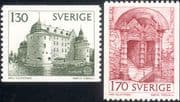 Sweden 1978 Europa/ Buildings/ Orebro Castle/ Architecture/ Door 2v set ex coil (n46348)