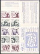 Sweden 1978 Religion / Salvation Army Band / Missionaries / Baptism 10v bklt (n15997e)