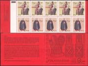 Sweden 1979 Peasant Costumes/ Traditional/ Clothes/ Design/ Weaving/ Textiles 10v bklt (n45374)