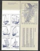Sweden 1981 Sailing Boats / Nautical 6v bklt (n24292)