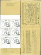 Sweden 1982 Europa/ Anders Celcius/ Science/ Physics/ Temperature/ People 6v bklt (n33742a)