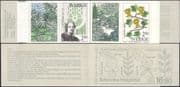 Sweden 1987 Botanical Gardens/ Trees/ Plants/ Flowers/ Nature/ Water Lily/ Tulip Tree/ Designer 8v bklt (n45420)