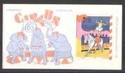 Sweden 1987 Circus/ Horse/ Elephants/ Clowns/ Cycling/ Animals/ Music 6v bklt (n24454)