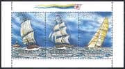 Sweden 1992 Europa / Columbus / Ships / Boats / Sail / Sailing / Transport 3v pane (n40383)