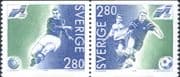 Sweden 1992 European Football Championships/ Euro/ Soccer/ Sports 2v pr ex coil (n24579)