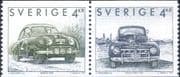 Sweden 1992 Swedish Cars/ Transport/ Saab/ Volvo/ Motors 2v set coil pr (n46630)