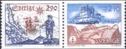 Sweden 1993 Hydrographic Service/ Ocean/ Ships/ Explorers/ Maps 2v set pr (n46615)