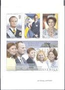 Sweden 1993 King Carl XVI Gustav/ Queen/ Royalty/ Royal/ People 4v bklt (b7703s)