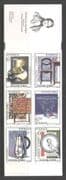 Sweden 1994 Art/ Craft/ Glass/ Ceramics/ Silver/ Furniture/ Weaving/ Design 6v bklt (n21201)