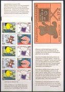 Sweden 1995 Greetings / Cartoons / Teddy Bear / Mussel / Animation 8v bklt (n33864)