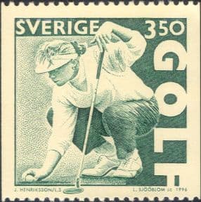 Sweden 1996 Annika Sorenstam/ Golfer/ Golf/ Sports/ Games/ Golfing  1v  ex coil  (n46603)