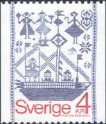 Sweden 1v Wall Hanging/Tapestry/ Embroidery/ Art/ Craft/ Textiles/ Sewing/ Boat/ Ship 1v (n46617)